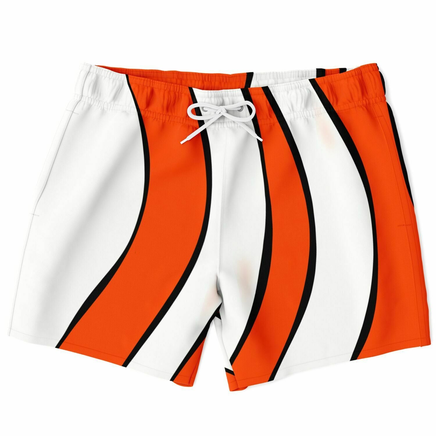 Men's Swim Shorts | Clownfish | Men's Trunks | Square Swim Trunks | Men's size Large | 2024 Nemo | Men's swim trunks