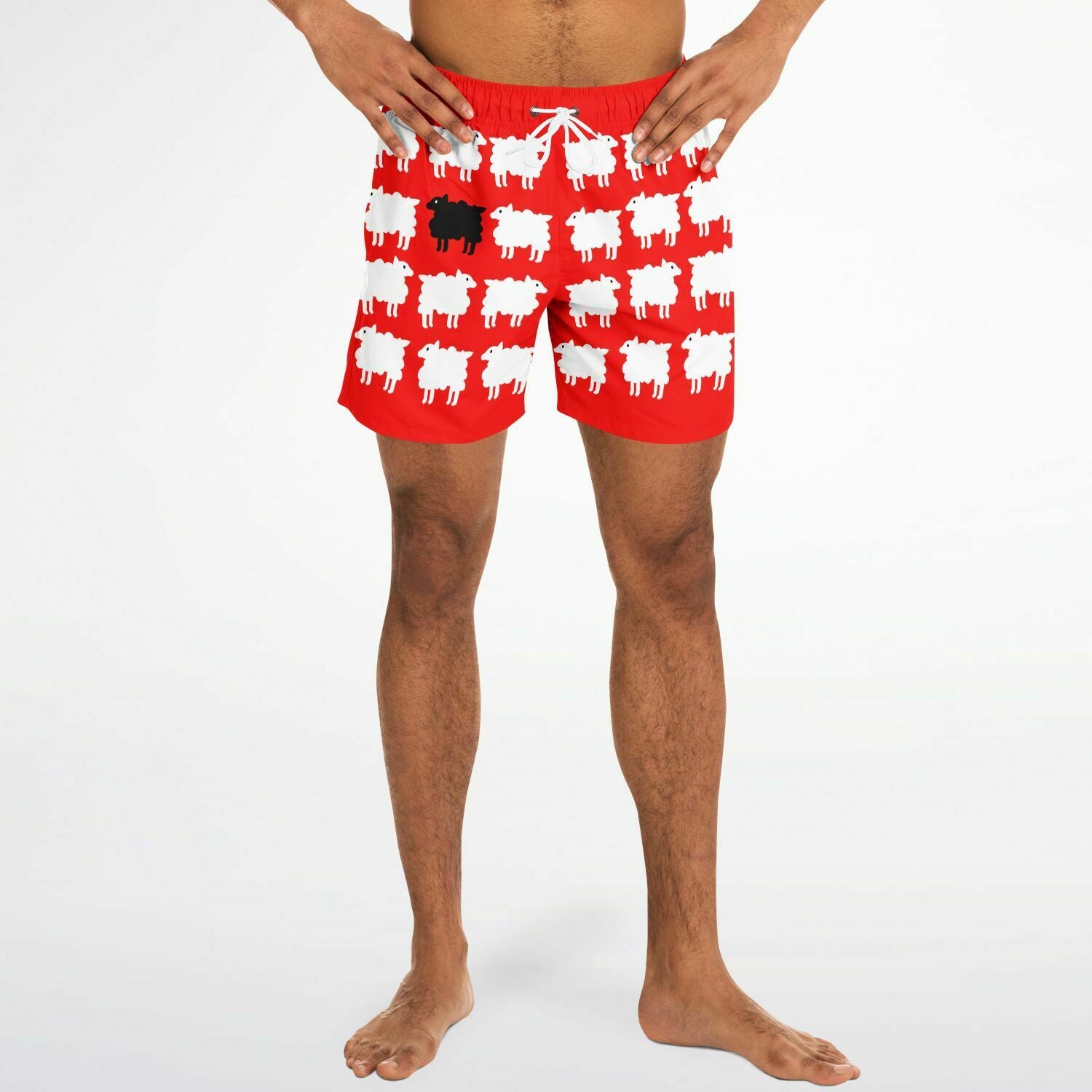Black Sheep Diana Inspired Men's Swim Shorts