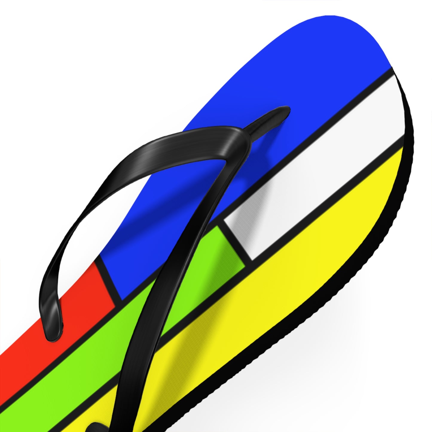 ModRian Mondrian Inspired Flip-Flops