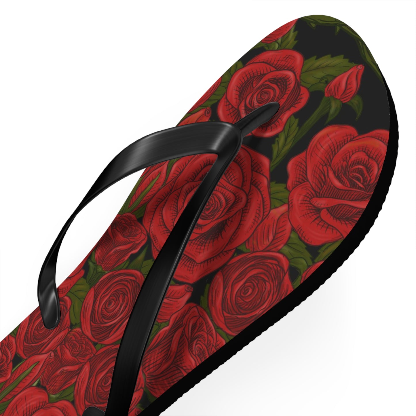 Rozen Red Rose Flip-Flops