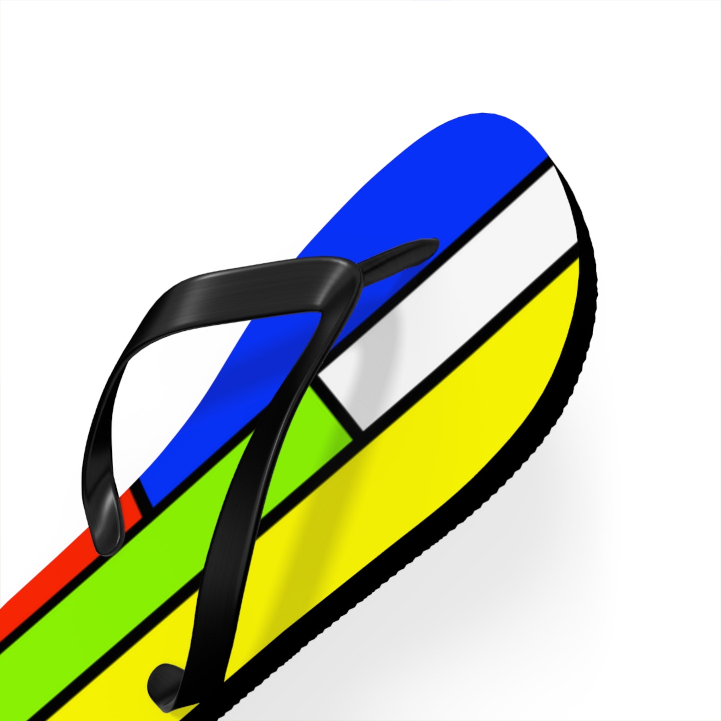 ModRian Mondrian Inspired Flip-Flops