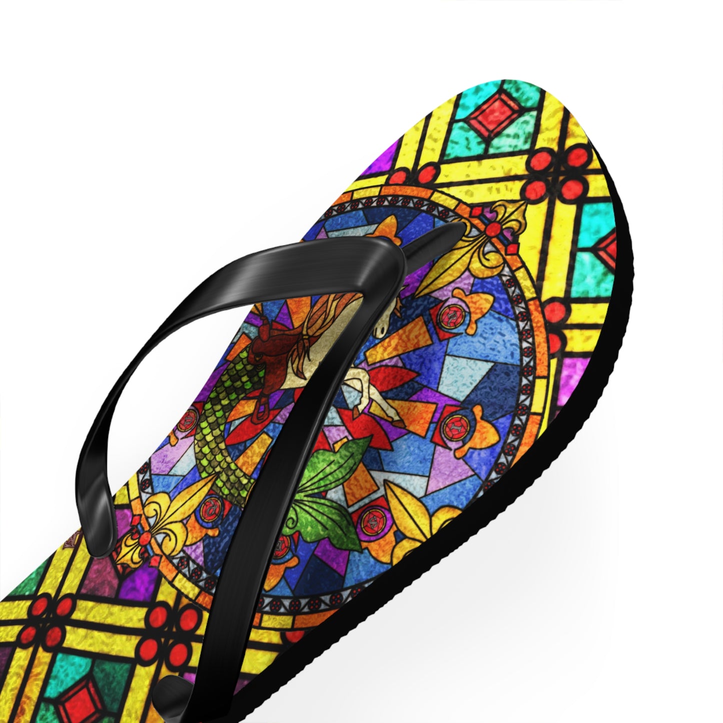 Stained Glass Flip-Flops