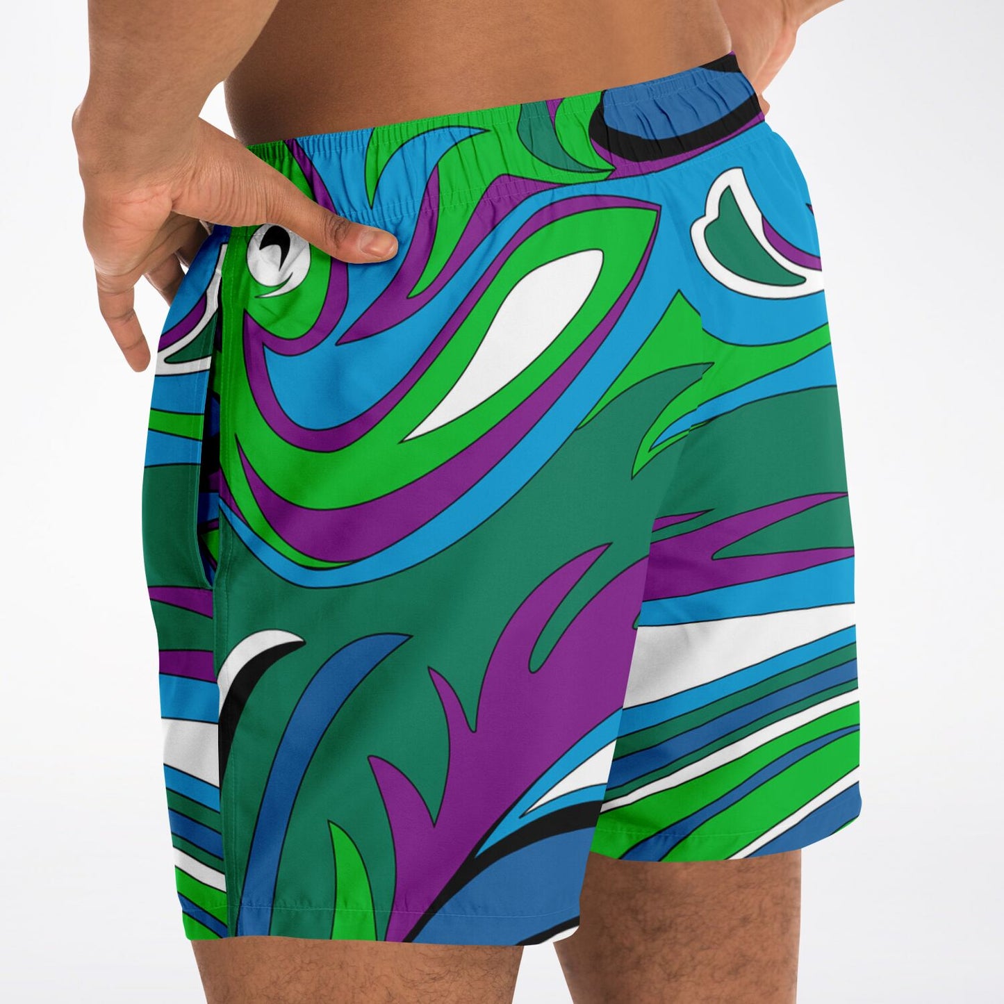 Mod Retro Swim Shorts for Men by Maris Equi