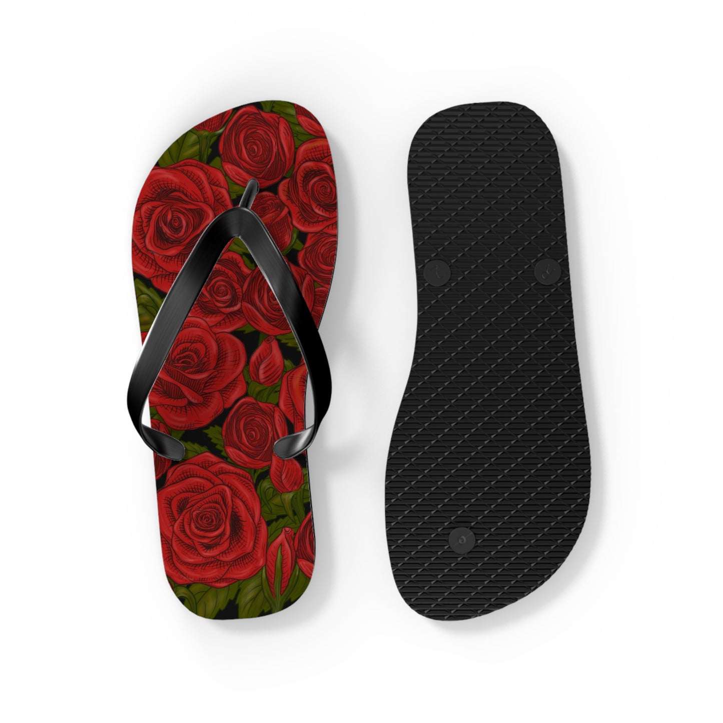 Rozen Red Rose Flip-Flops