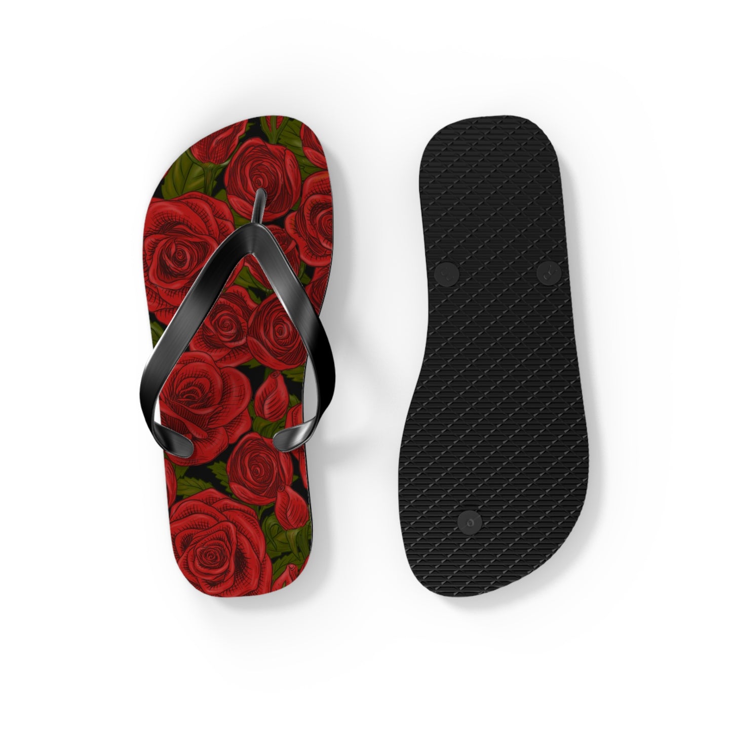 Rozen Red Rose Flip-Flops