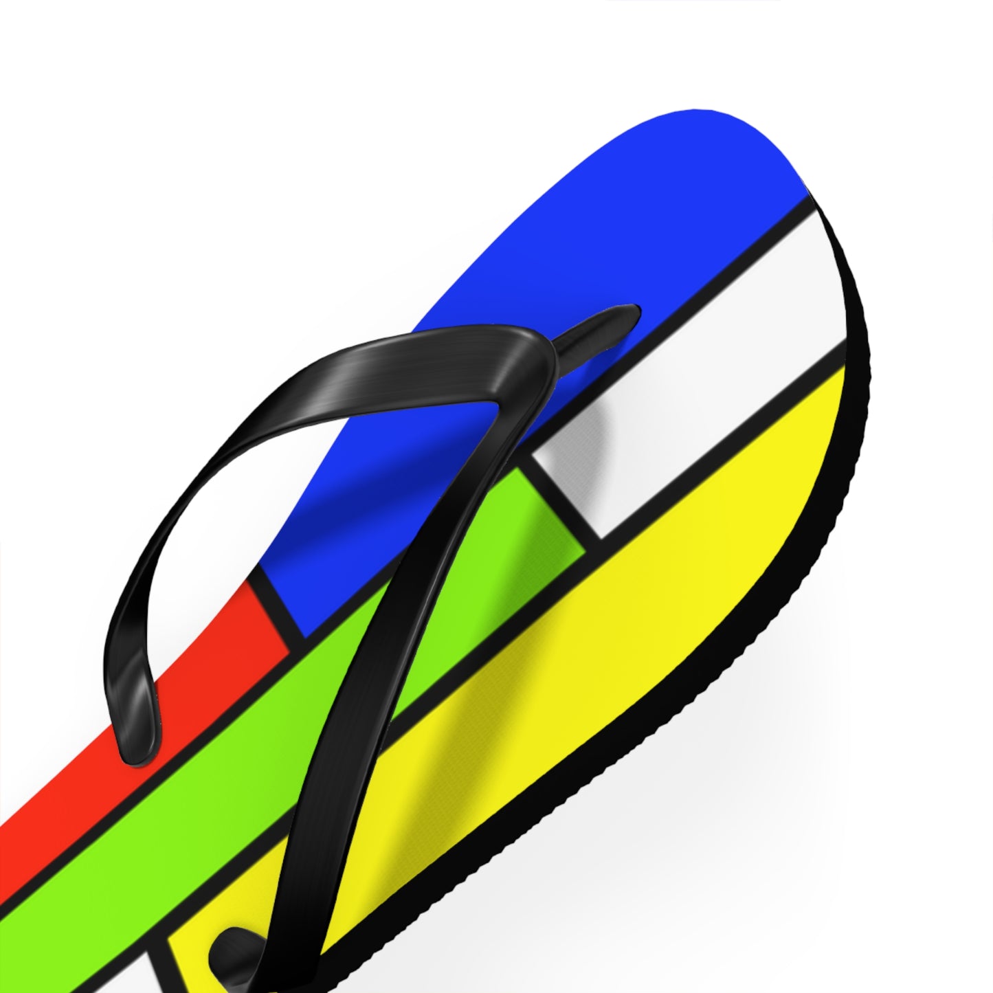 ModRian Mondrian Inspired Flip-Flops