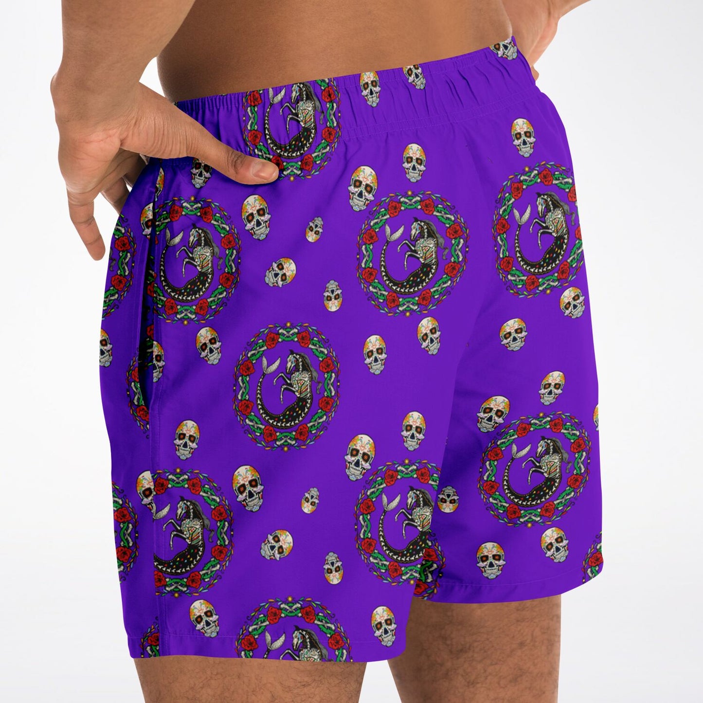 Day Of The Dead Men's Swim Shorts