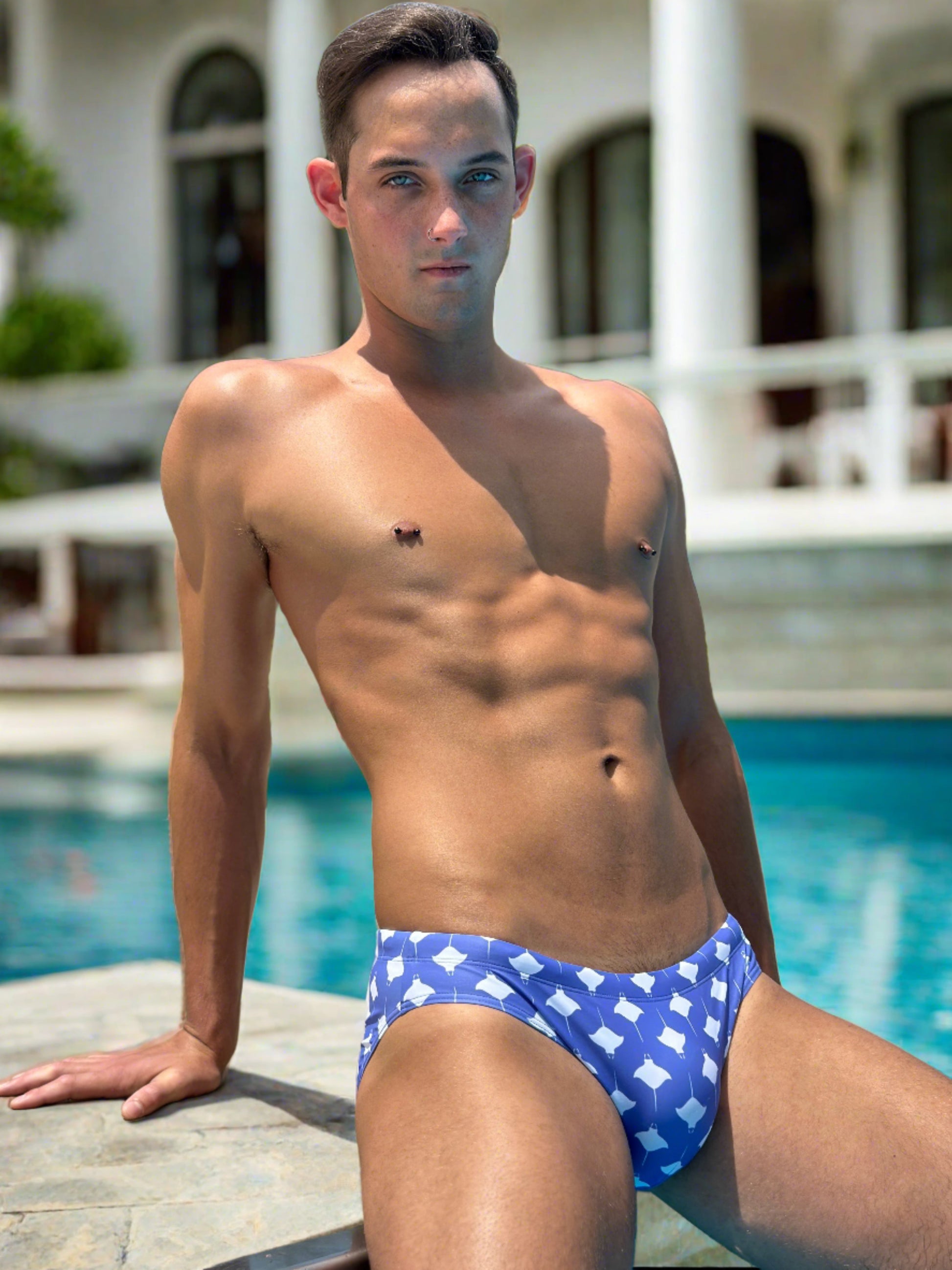 Our Manta Ray Swim Brief for Men. Speedo style cut