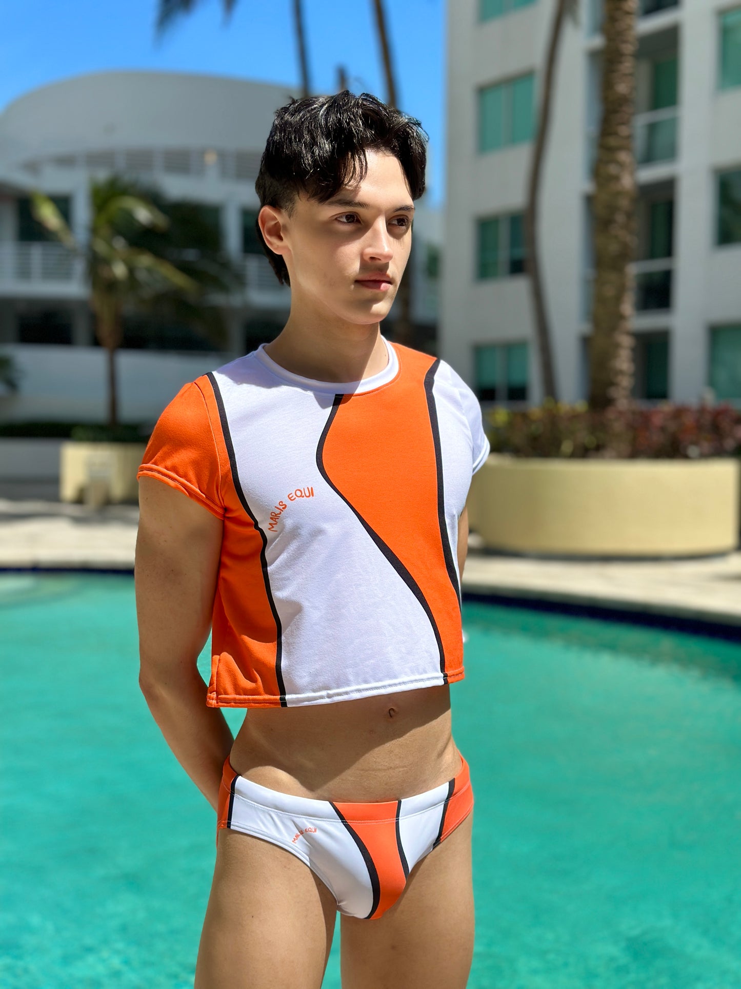 Clownfish Crop Tee Shirt