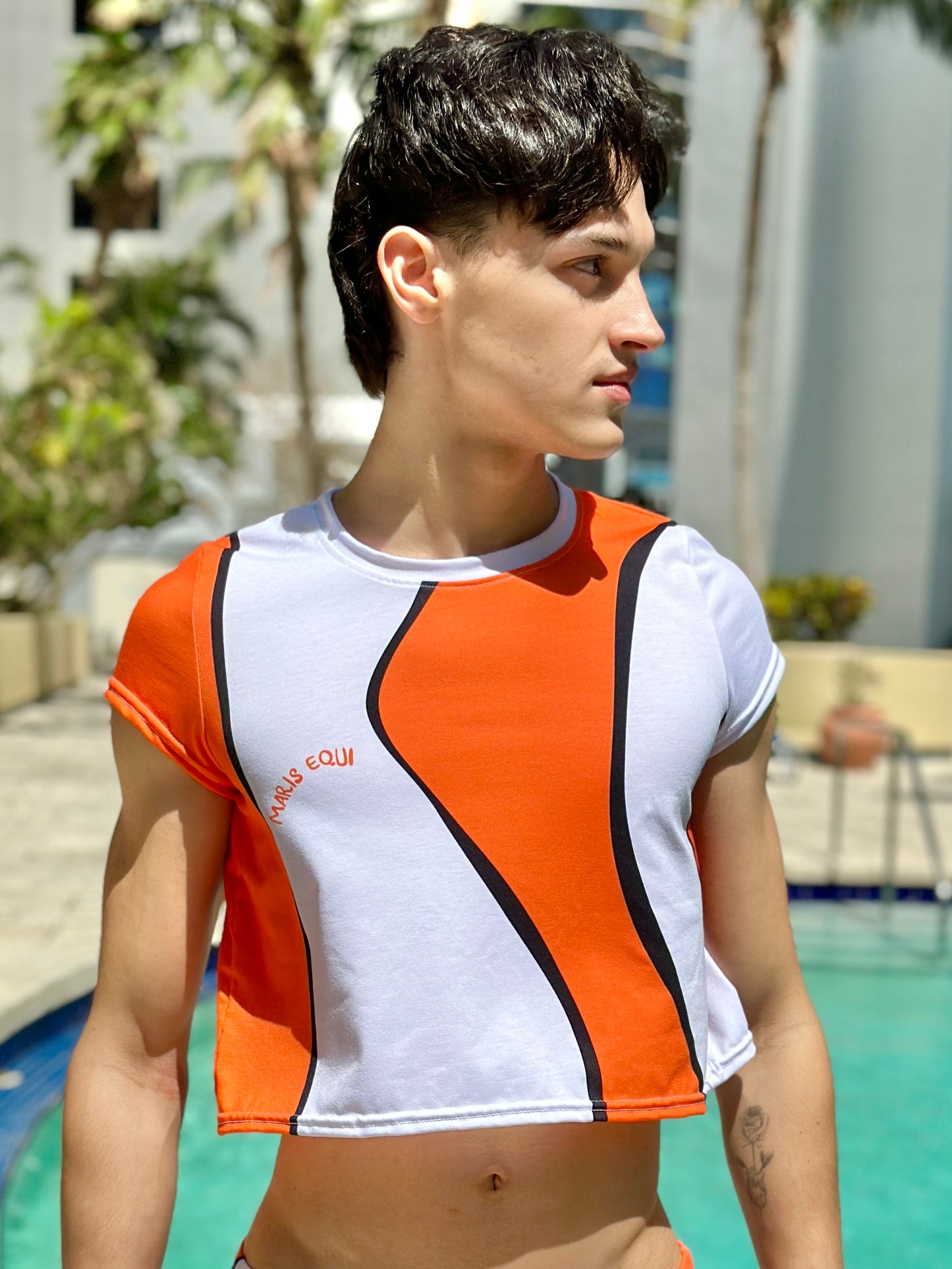 Clownfish Crop Tee Shirt