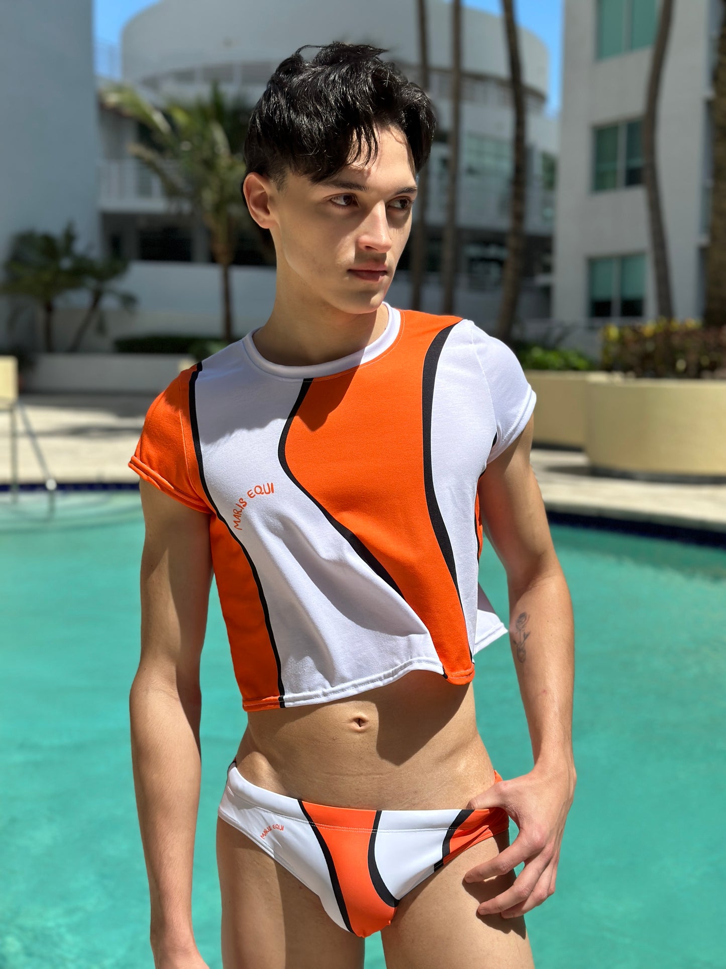 Clownfish Crop Tee Shirt