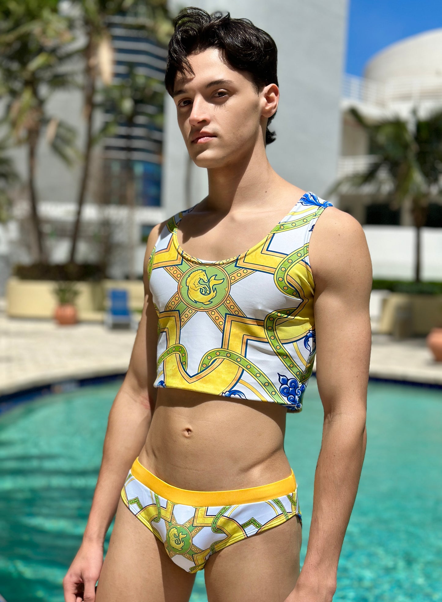 Arc Men's Crop Tank Top