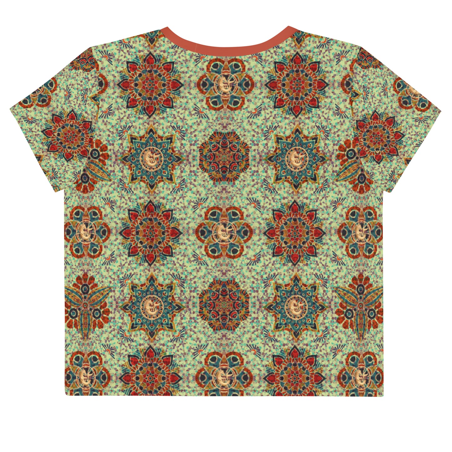 Mosaic Crop Tee Shirt