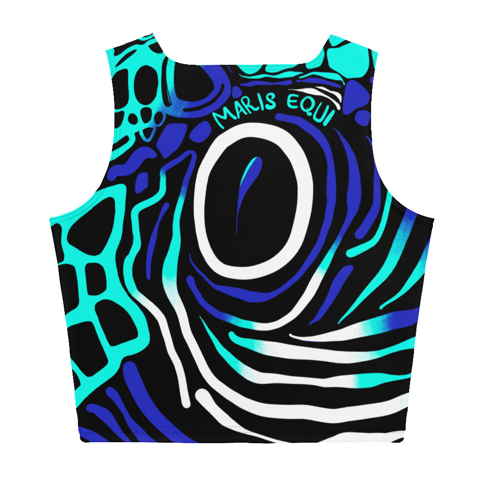 Angelfish Men's Crop Tank Top