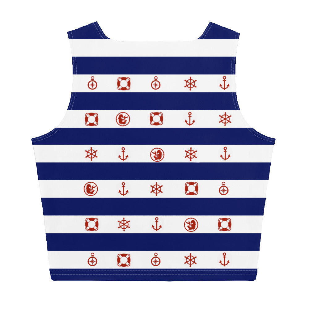 Nautical Men's Crop Tank Top