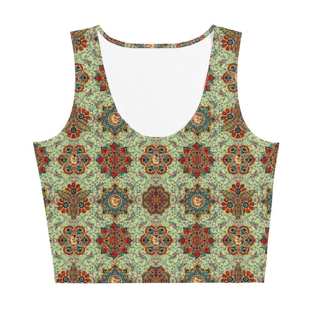 Mosaic Men's Crop Top Tank