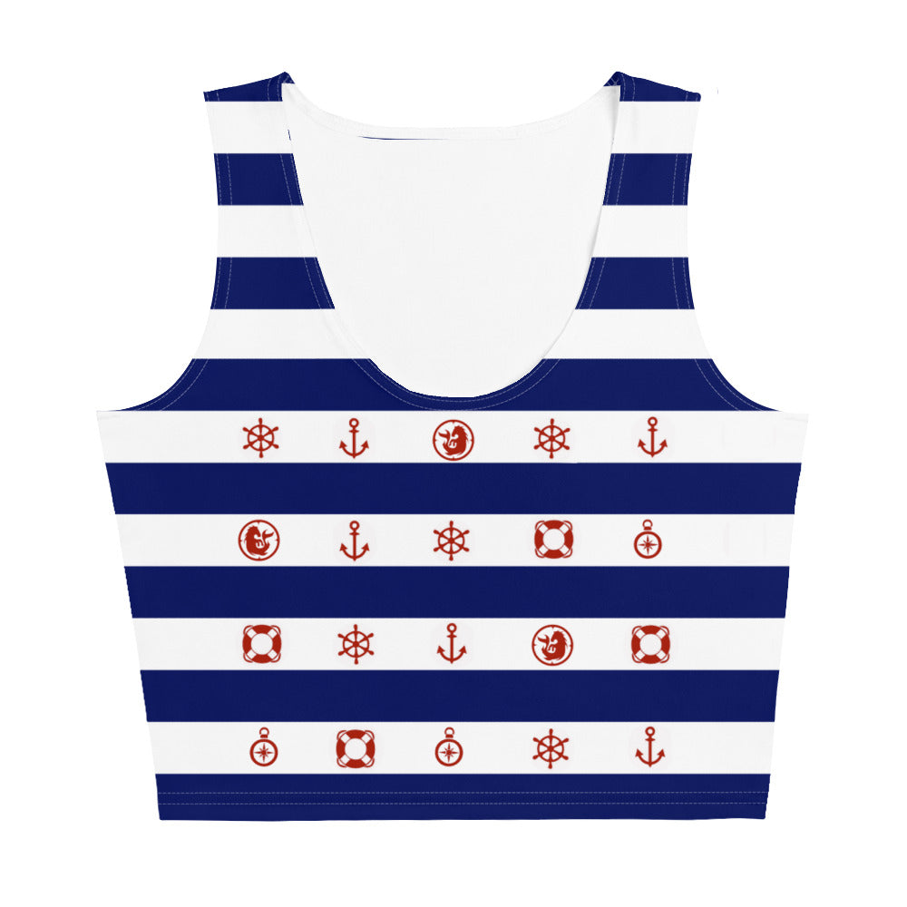 Nautical Men's Crop Tank Top