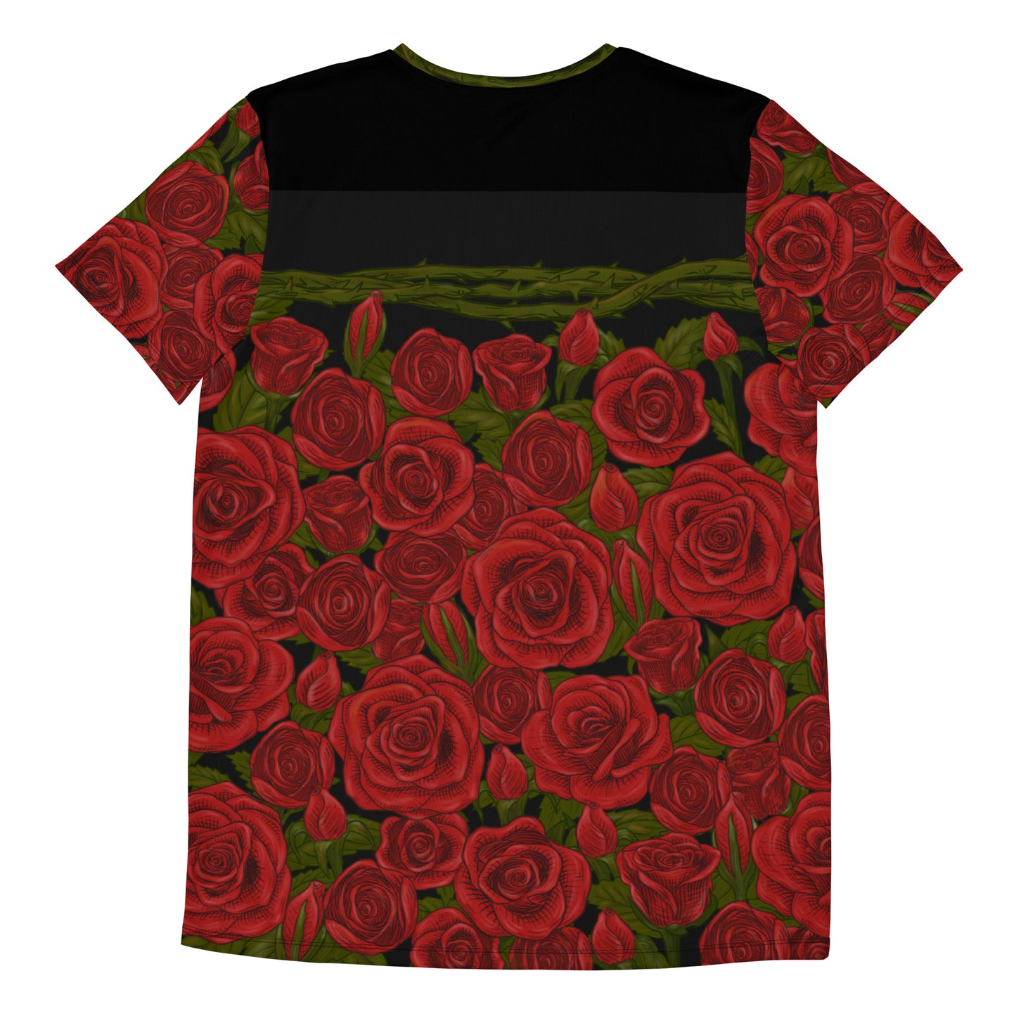 Rozen Red Rose Men's Sport Shirt