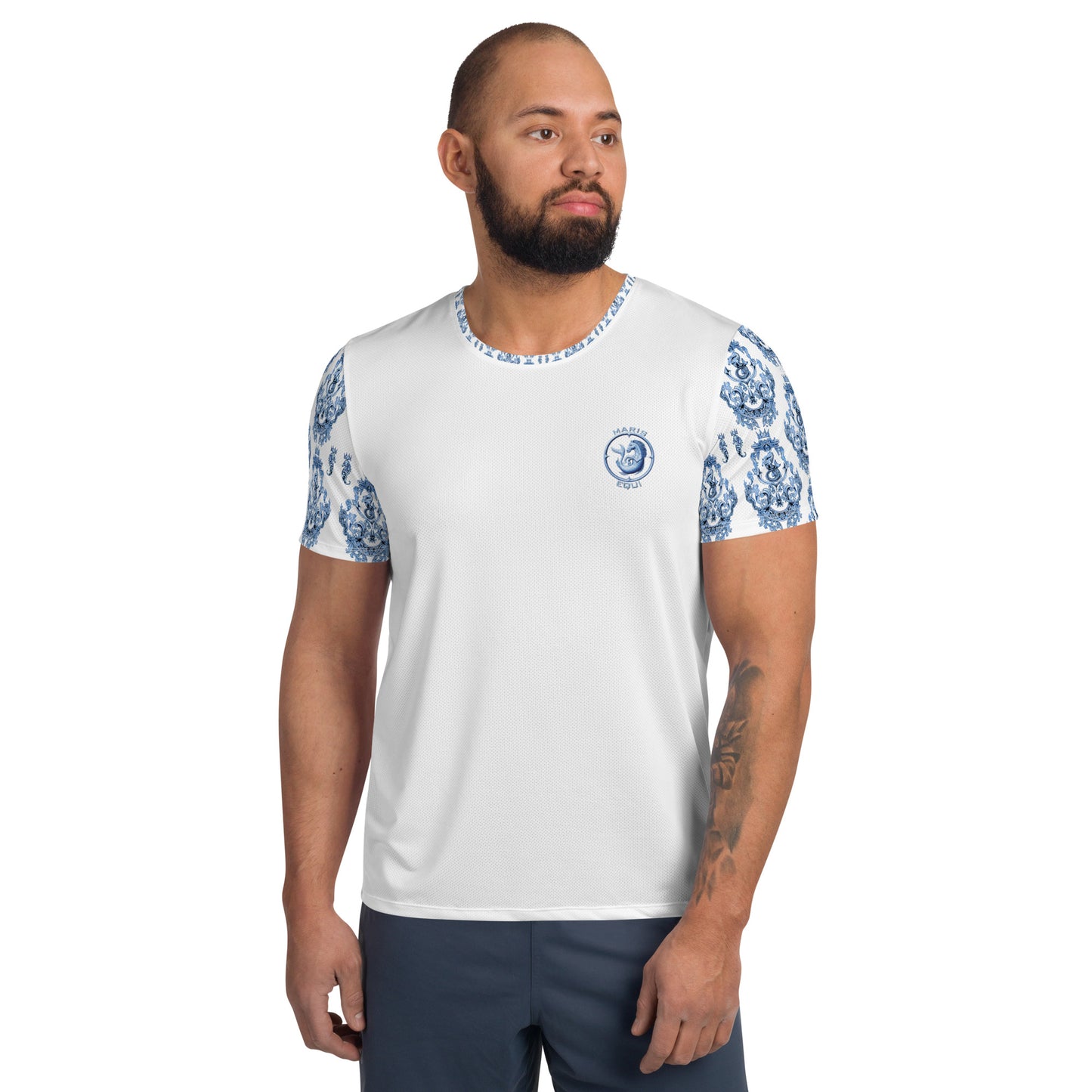 Blue Baroque Men's Sport Shirt