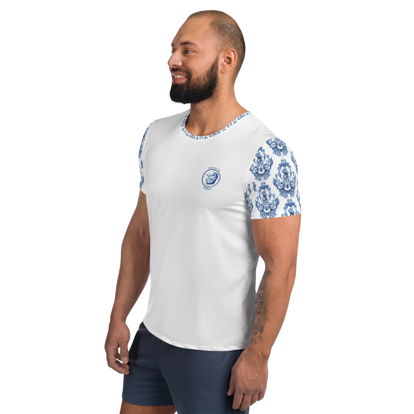 Blue Baroque Men's Sport Shirt