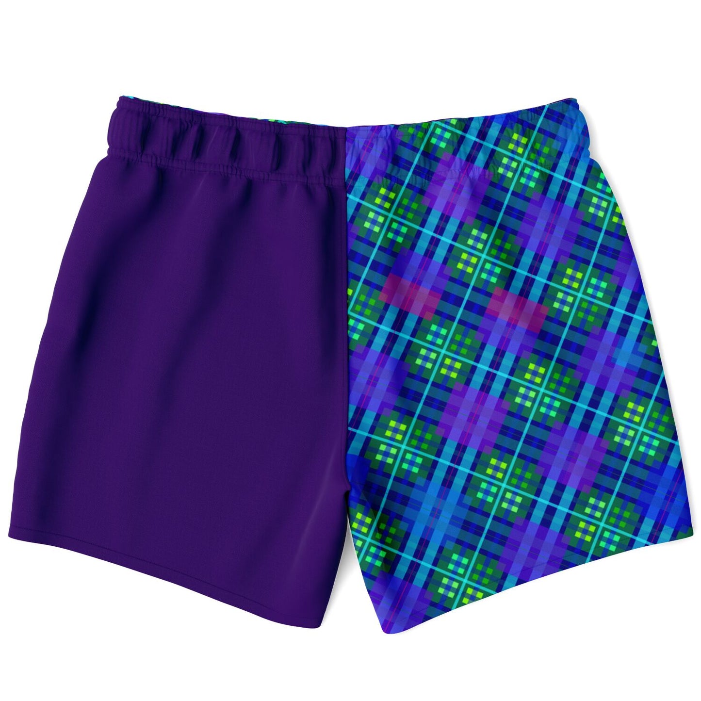 Blue Tartan Men's Swim Shorts