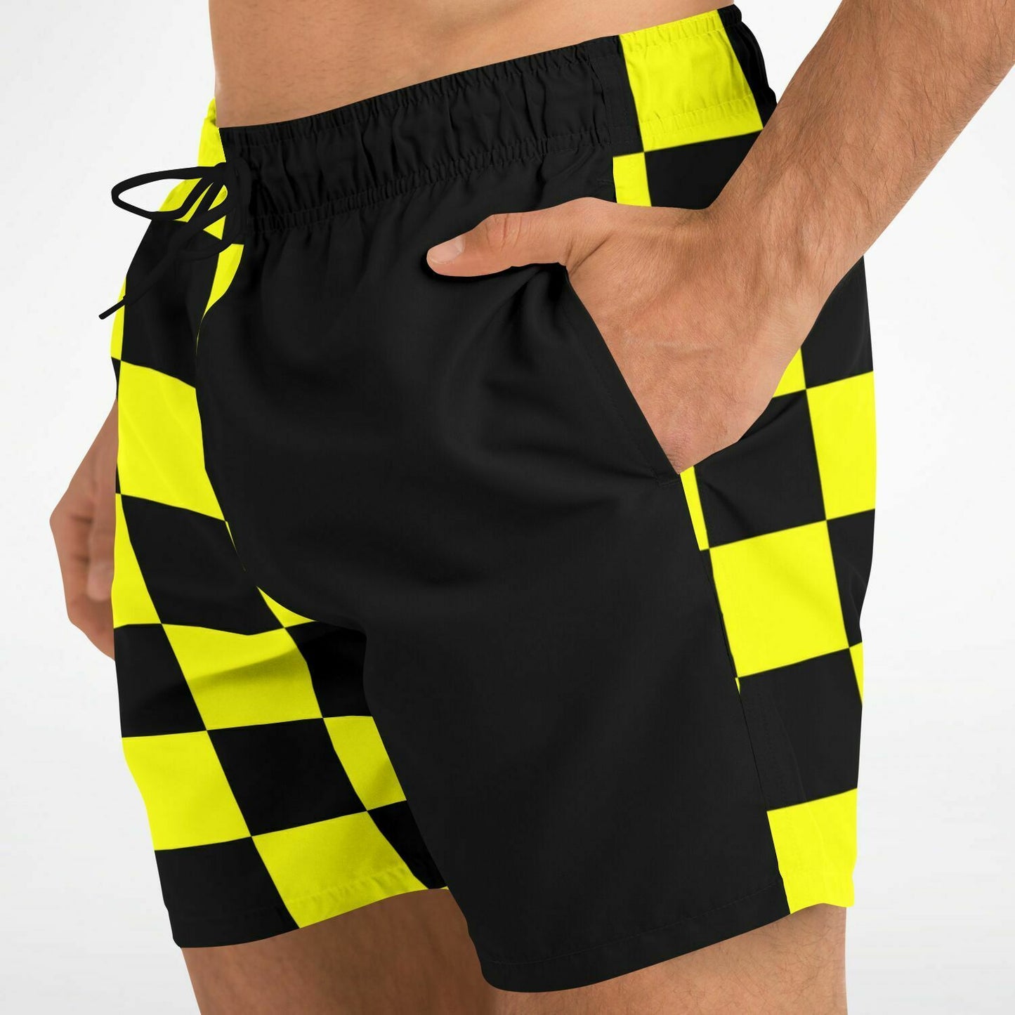 Nautical Signal Flag Inspired Swim Shots / Trunks. STOP