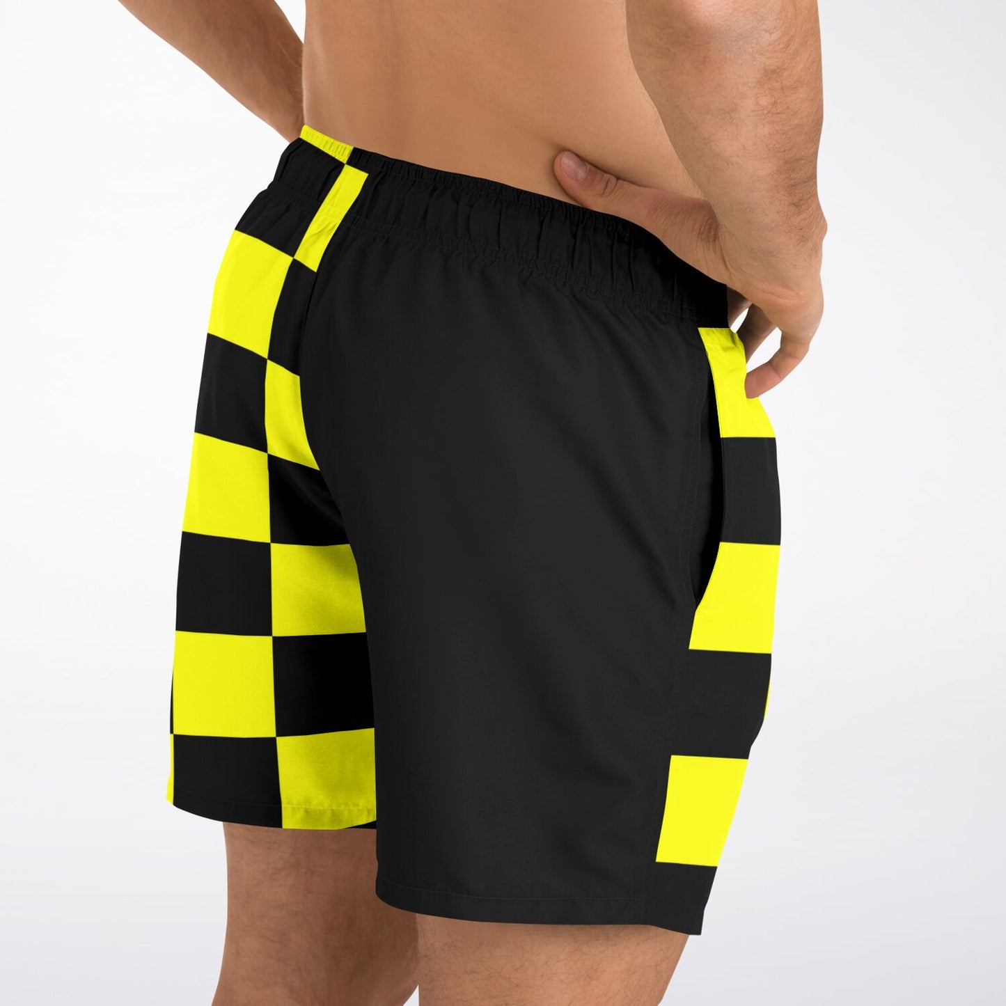 Nautical Signal Flag Inspired Swim Shots / Trunks. STOP