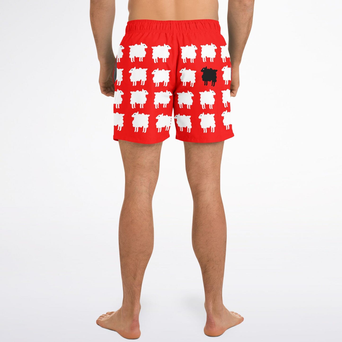 Black Sheep Diana Inspired Men's Swim Shorts