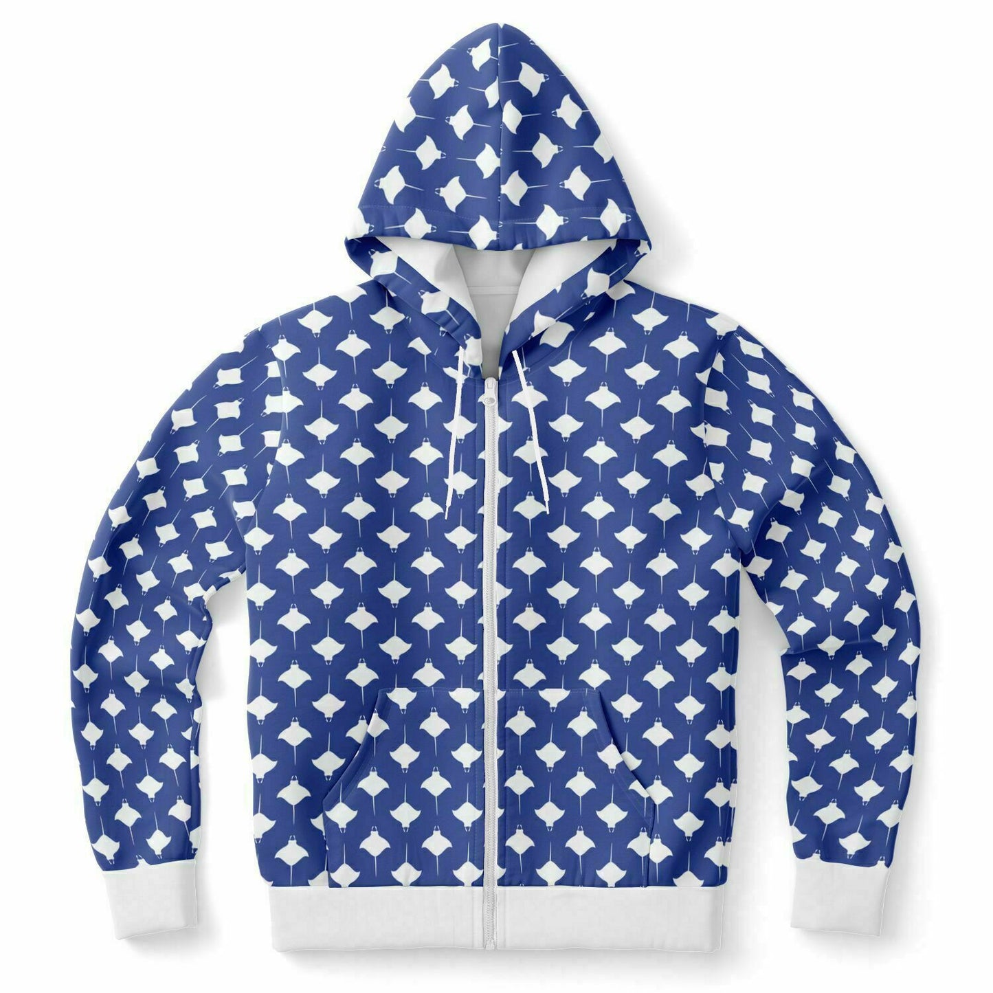Manta Ray Zip-Up Hoodie