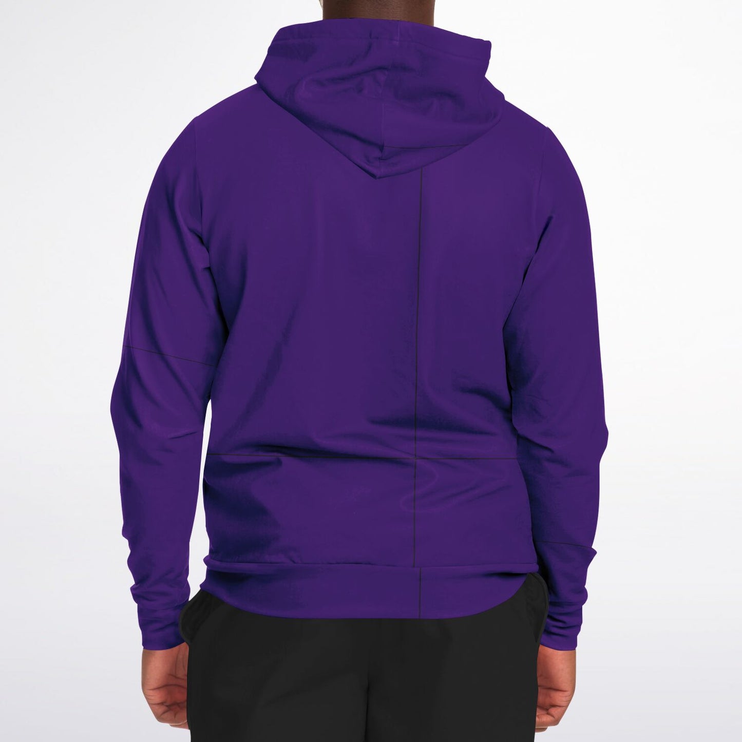 Blue Tartan Zip-Up Hoodie