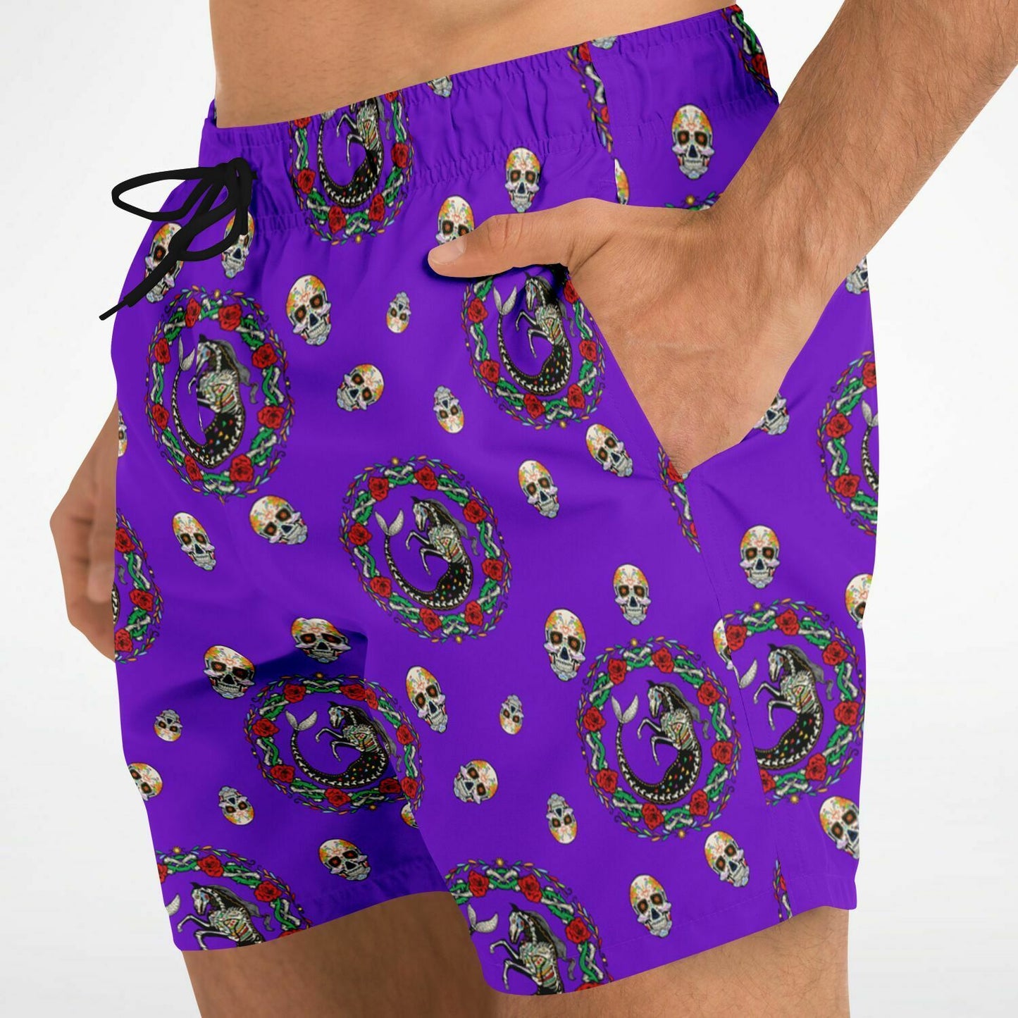 Day Of The Dead Men's Swim Shorts