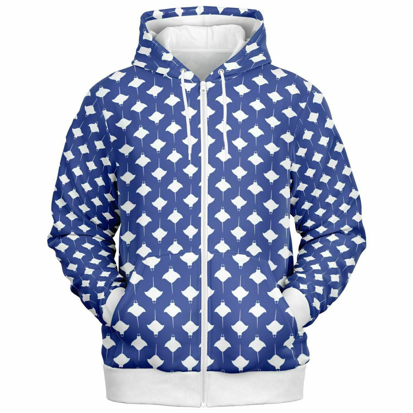 Manta Ray Zip-Up Hoodie