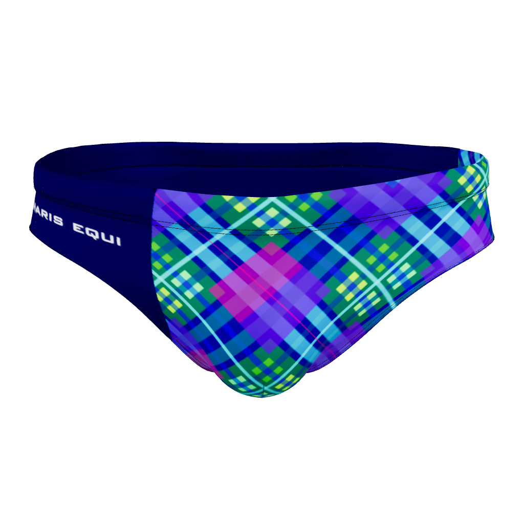 Maris Equi Black Rose Swim Brief for men. Speedo Style Cut.