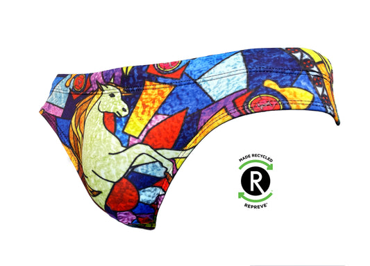 Stained Glass Men's Swim Briefs