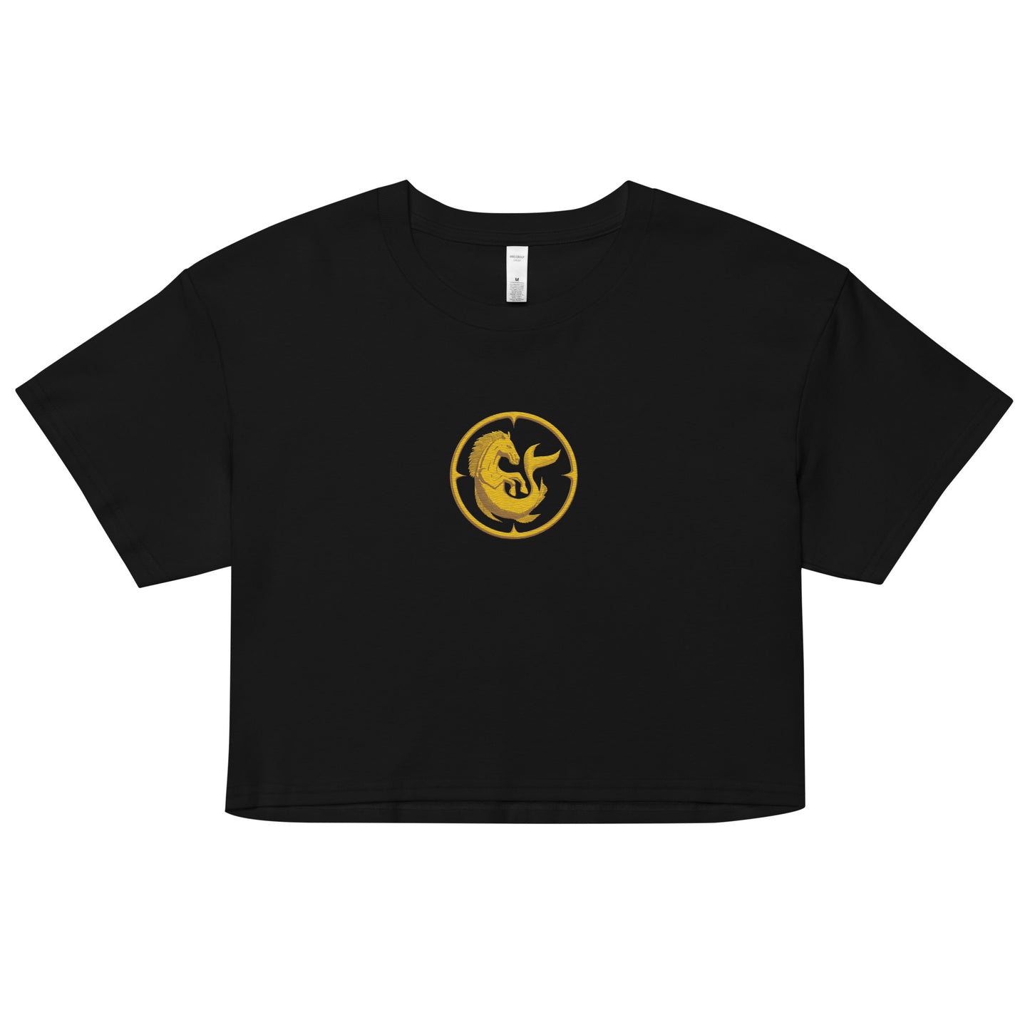 Maris Equi Embroidered Logo Men's Crop Top
