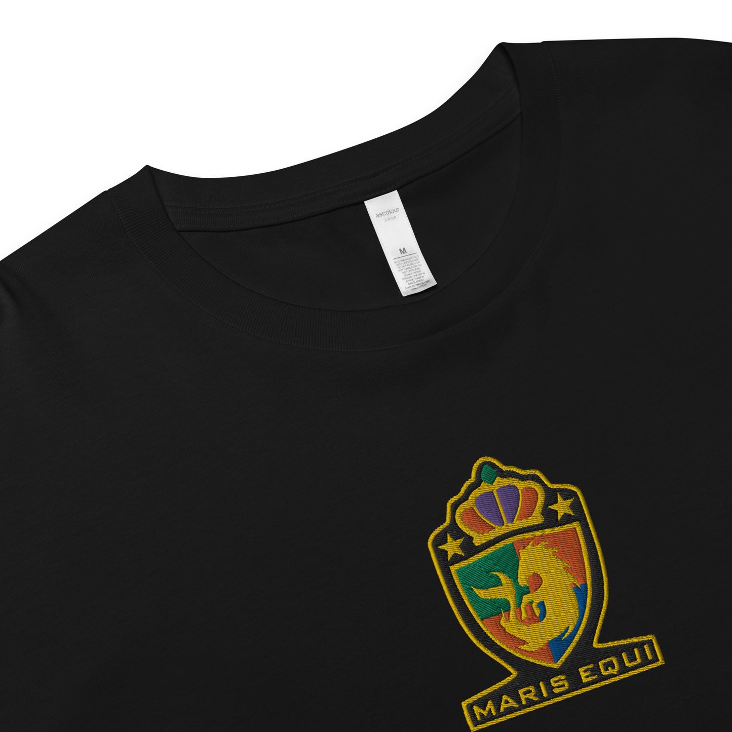 Maris Equi Black Men's Crop Top