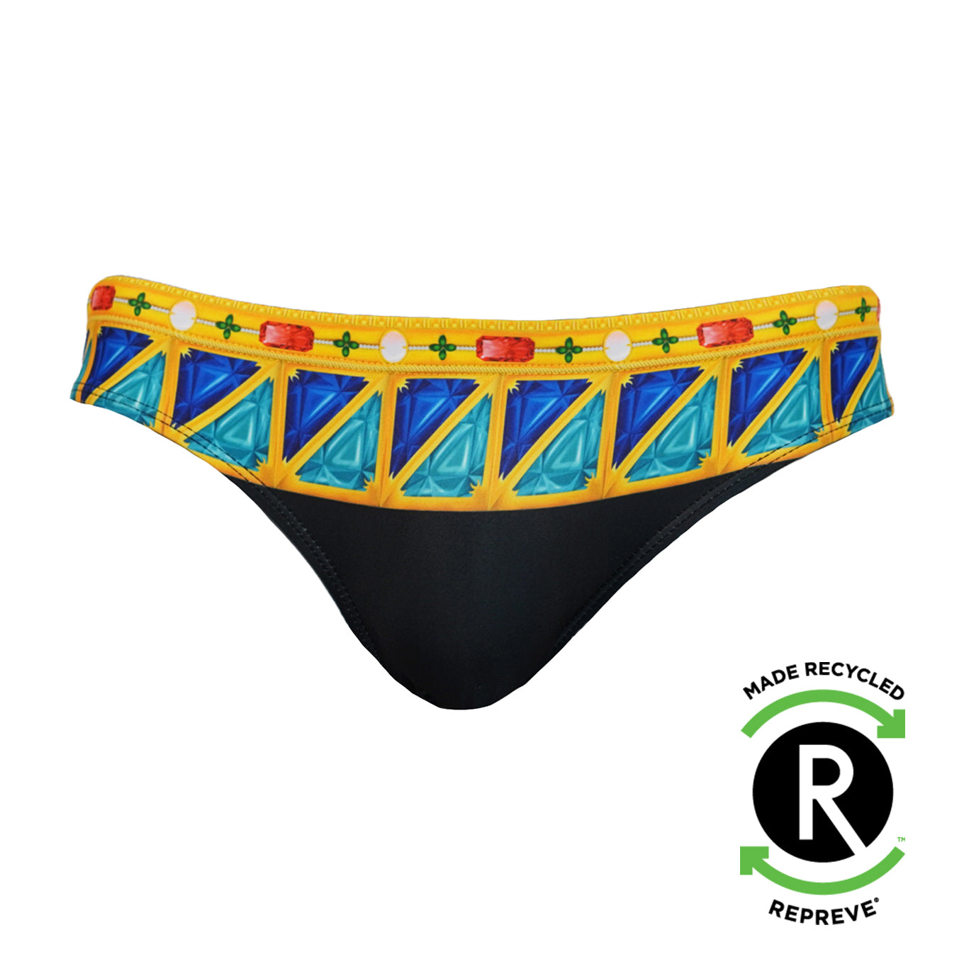 Maris Equi Bejeweled Swim Brief for men. Speedo Style Cut.