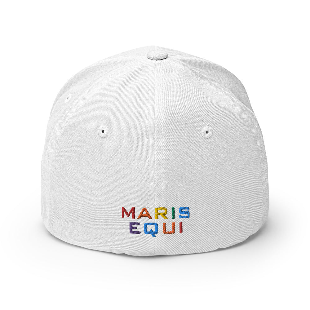 Rainbow Pride Embroidered Structured Twill Cap
