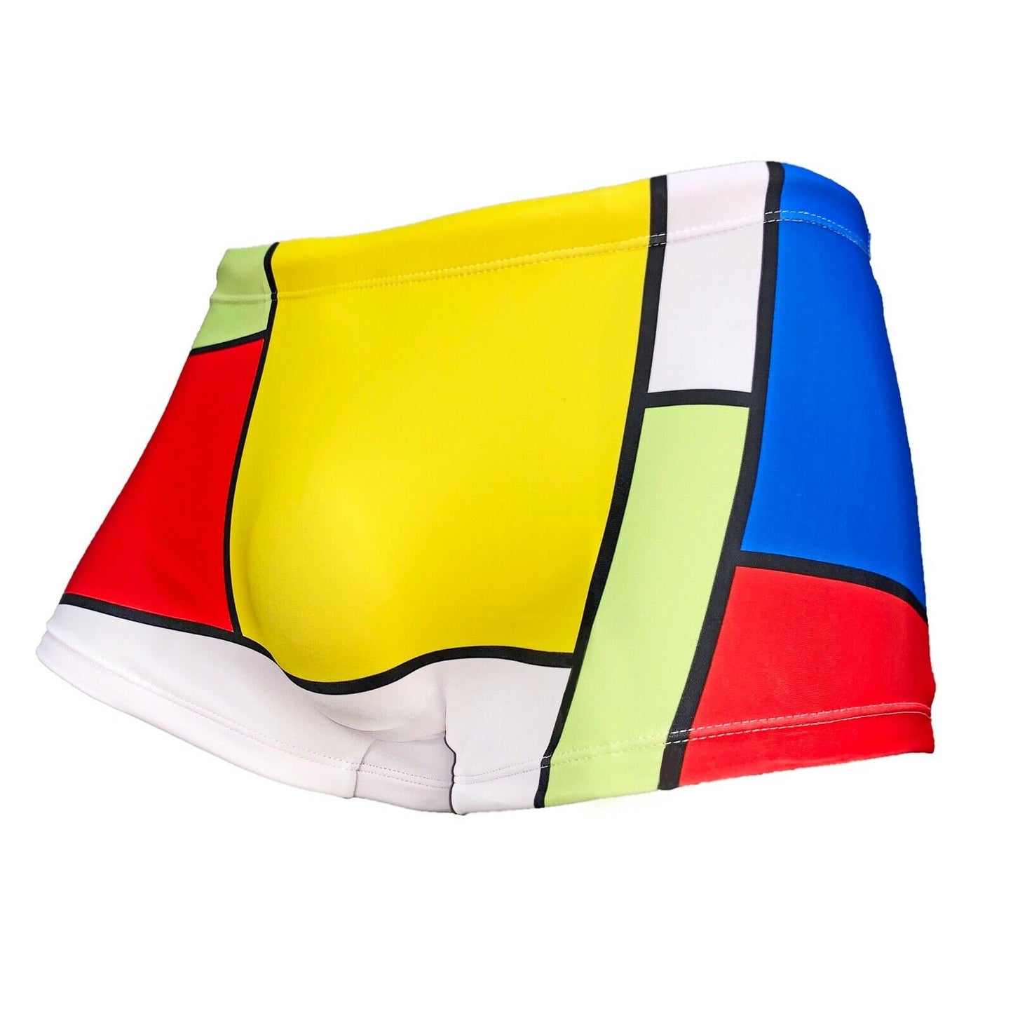 Mens ModRian Square Cut Swimsuit