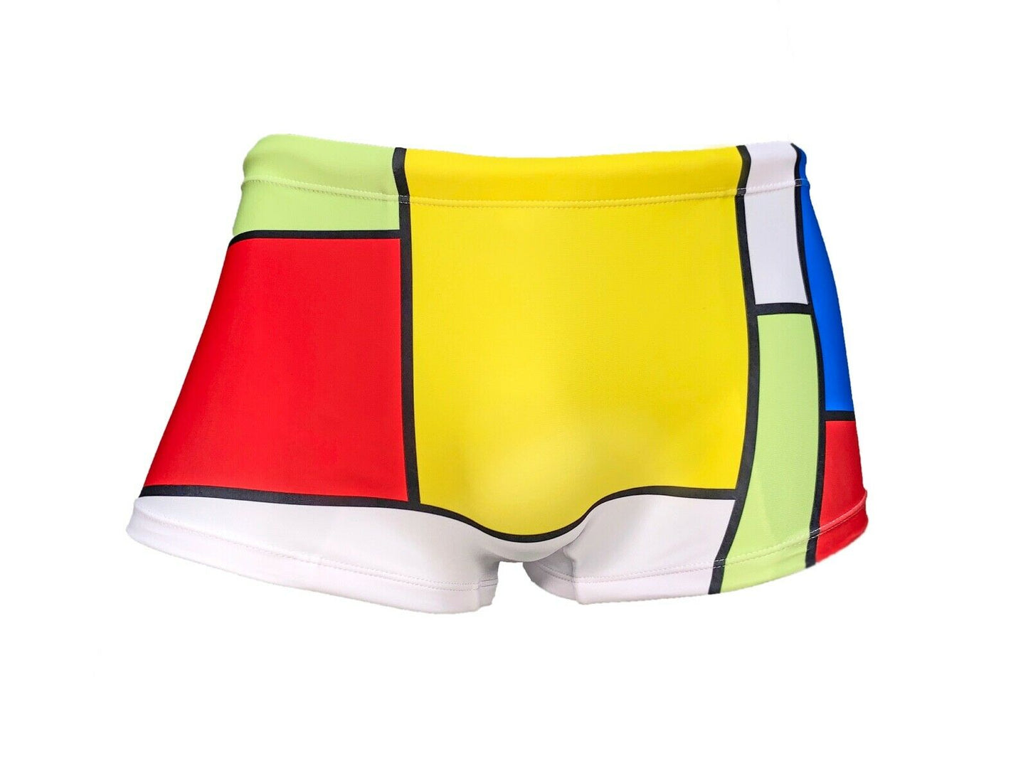 Mens ModRian Square Cut Swimsuit