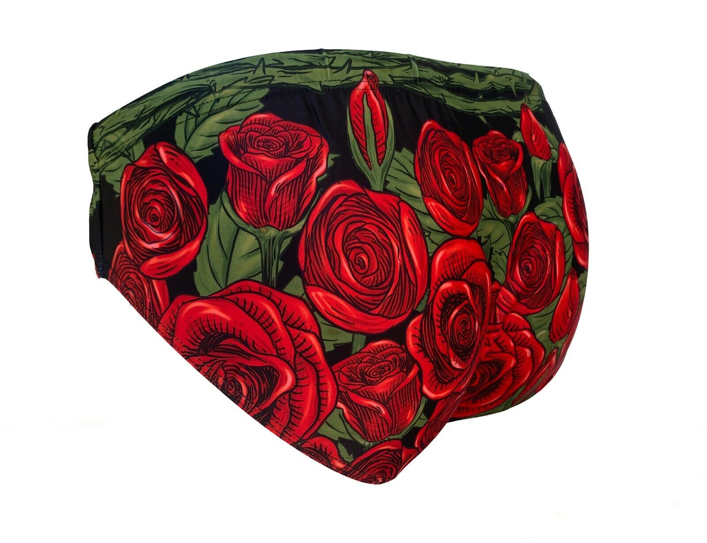 Rozen Red Rose Swim Briefs