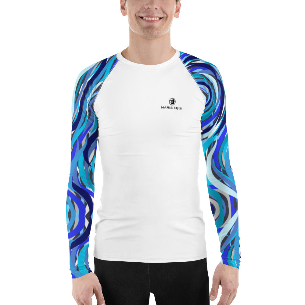 Ribbons of Blue Rash Guard