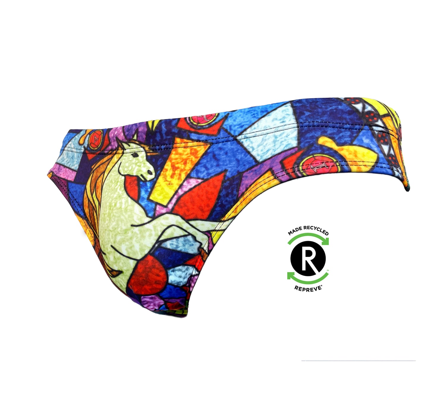 Stained Glass Men's Swim Outfit Collection