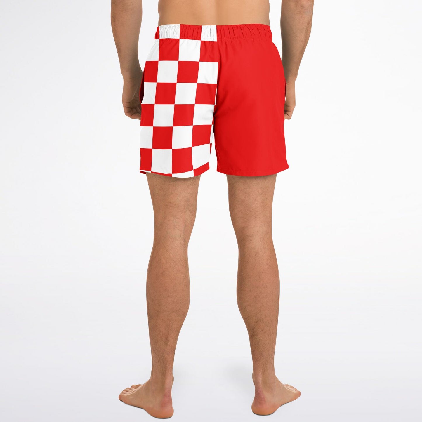 Signals Nautical Inspired Men's Swim Shorts - DANGER