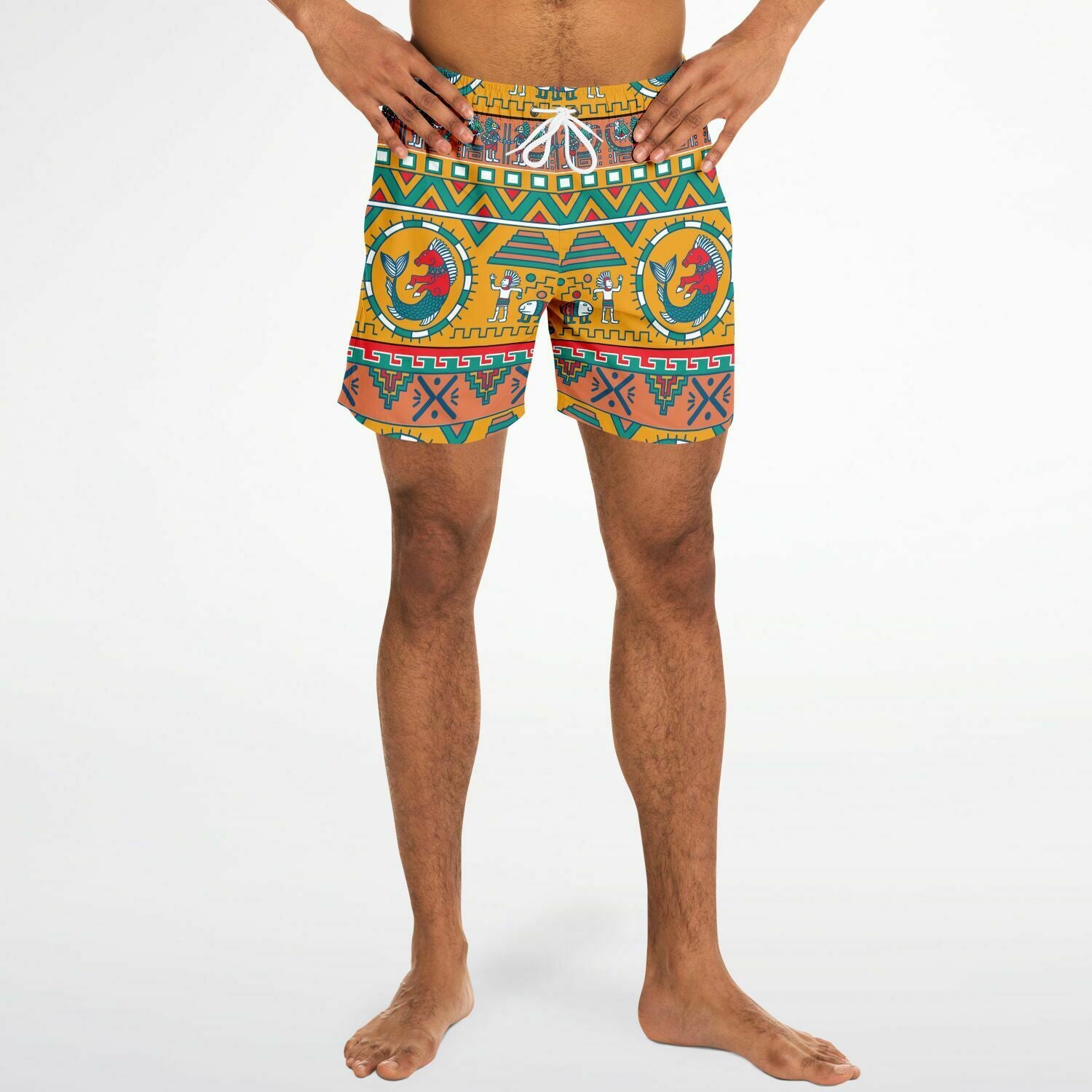 Aztec Men's Swim Shorts by Maris Equi