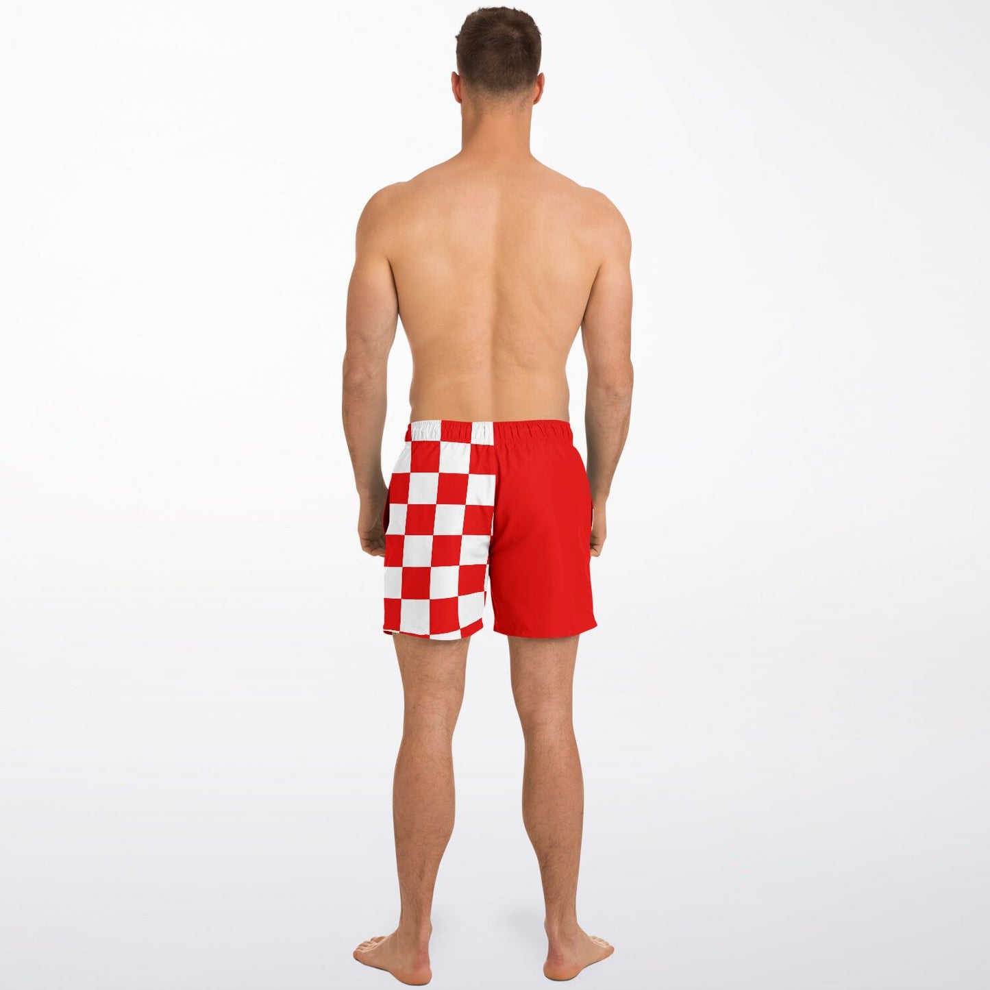 Signals Nautical Inspired Men's Swim Shorts - DANGER