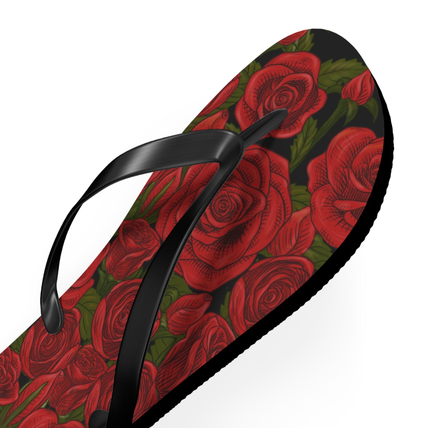 Rozen Red Rose Flip-Flops