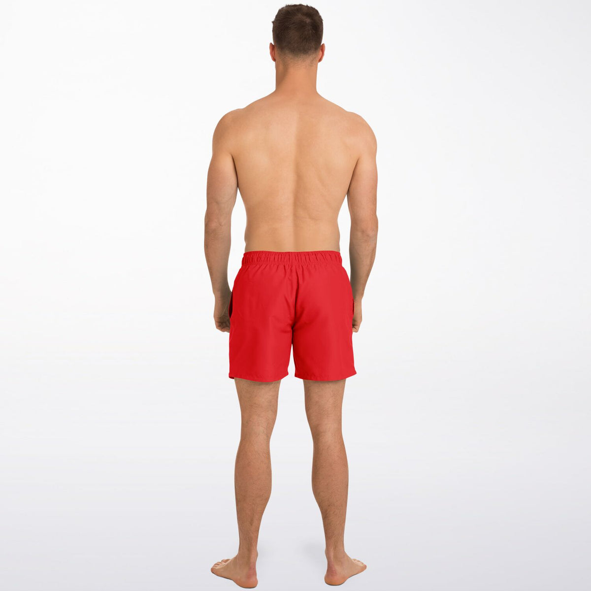 Hawkins Pool Life Guard Billy Costume Men's Mid-Length Swim Shorts