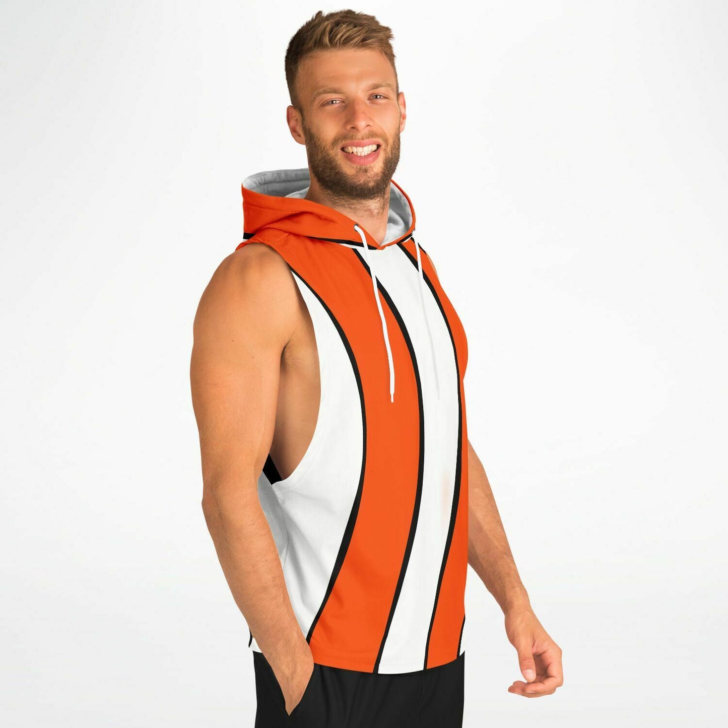 Clownfish Men's Drop Armhole Cotton Blend Hoodie