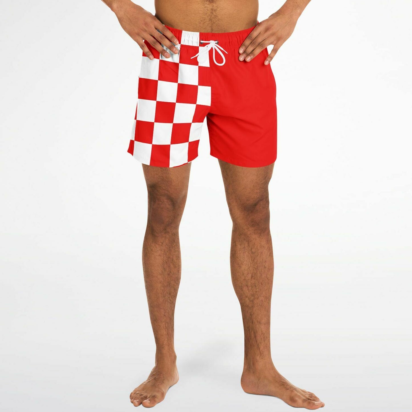 Signals Nautical Inspired Men's Swim Shorts - DANGER